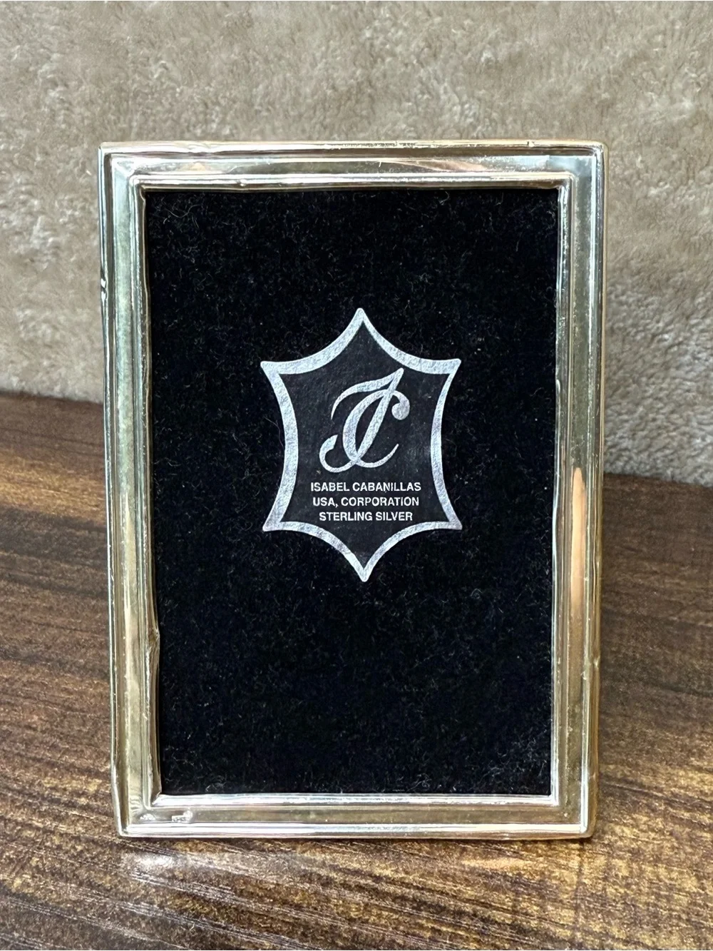 Isabel Cabanillas 925 Sterling Silver Picture Frame 2x3” Spain Hallmarked Luxury